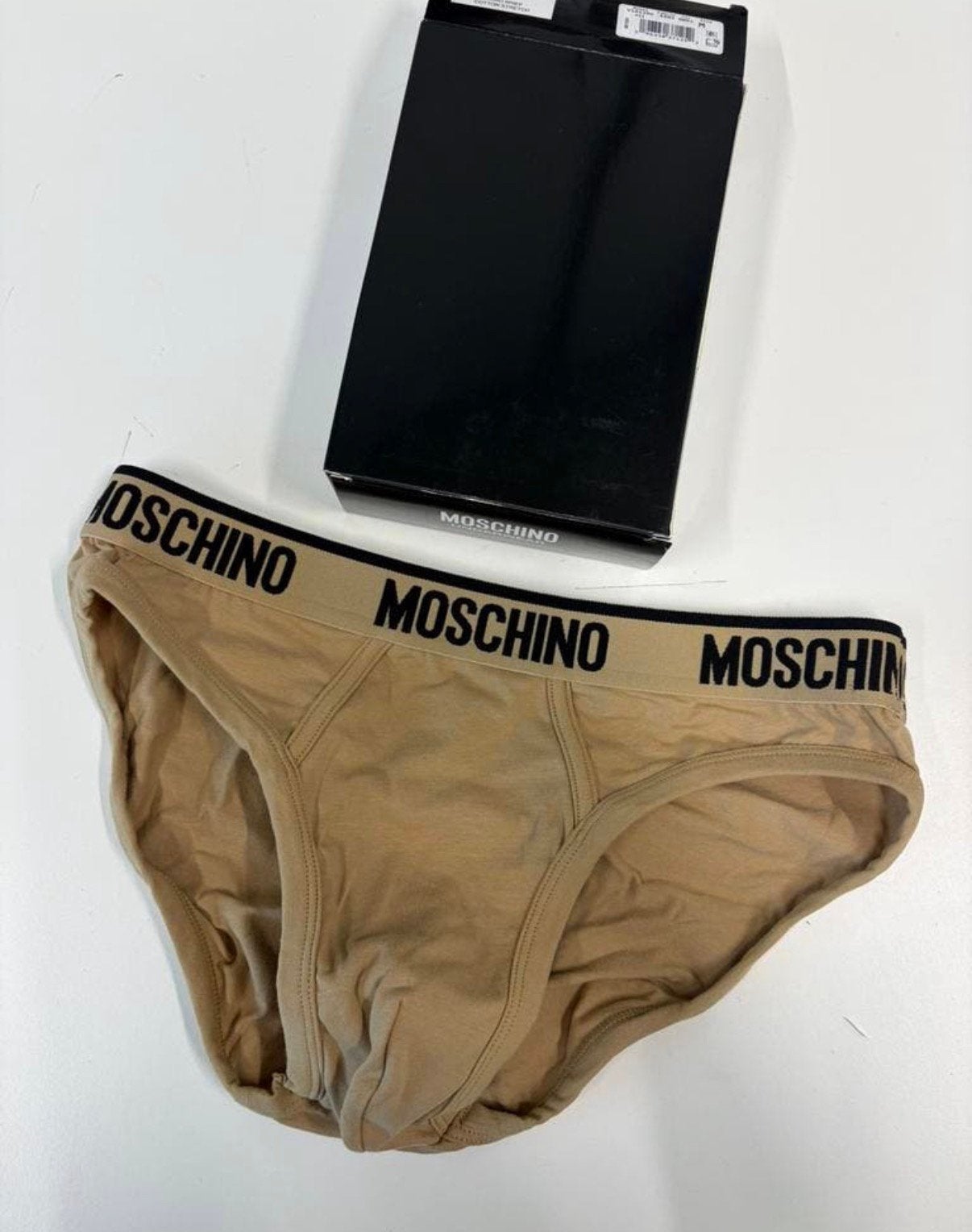 Moschino Slip Nieuw Medium, Kleding | Heren, Ondergoed, Verzenden, Beige, Slip