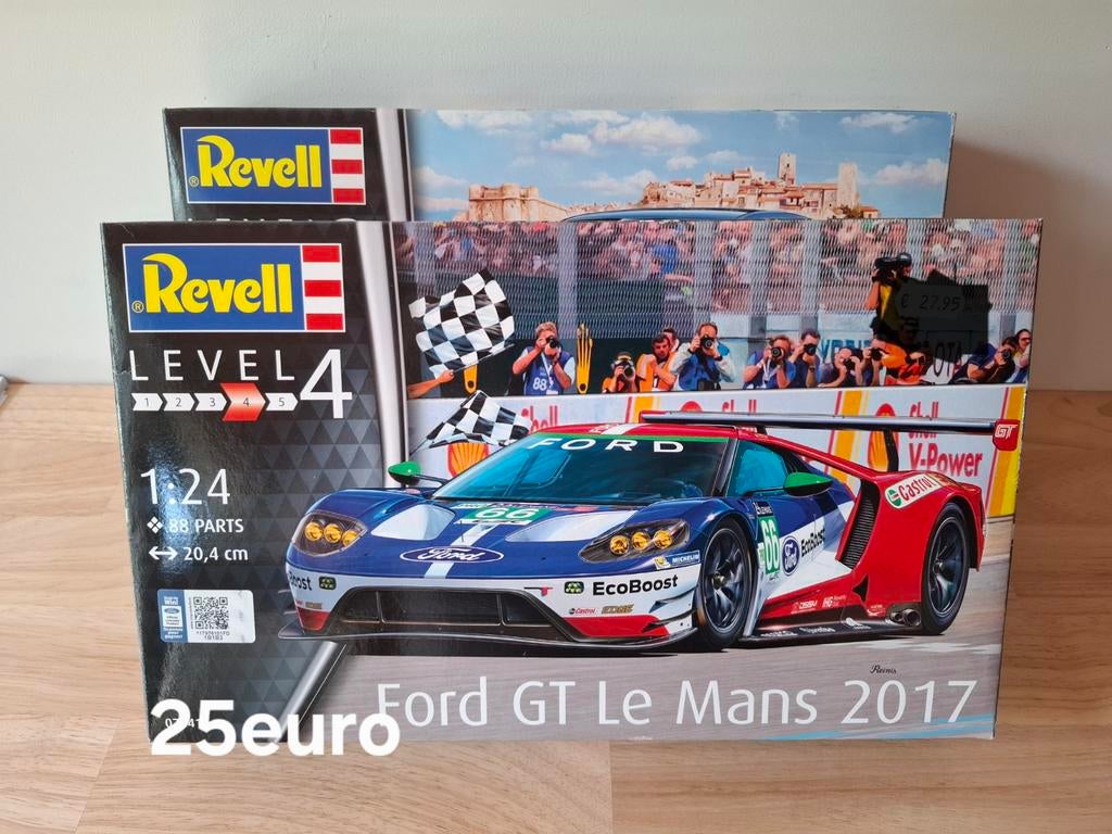 Ford GT Le Mans 2017 1/24, Hobby & Loisirs créatifs, Voitures miniatures | 1:24, Enlèvement ou Envoi, Revell