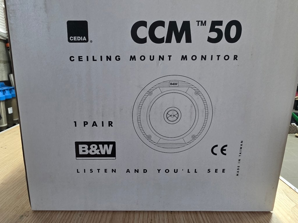 B&W CCM 50 luidsprekers plafond, Neuf, Enlèvement ou Envoi, 60 à 120 watts, Bowers & Wilkins (B&W)