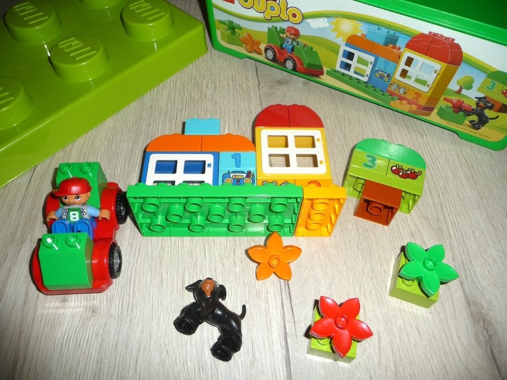 DUPLO doos met blokjes (ref 6071234), Compleet, Ophalen of Verzenden, Zo goed als nieuw, Duplo