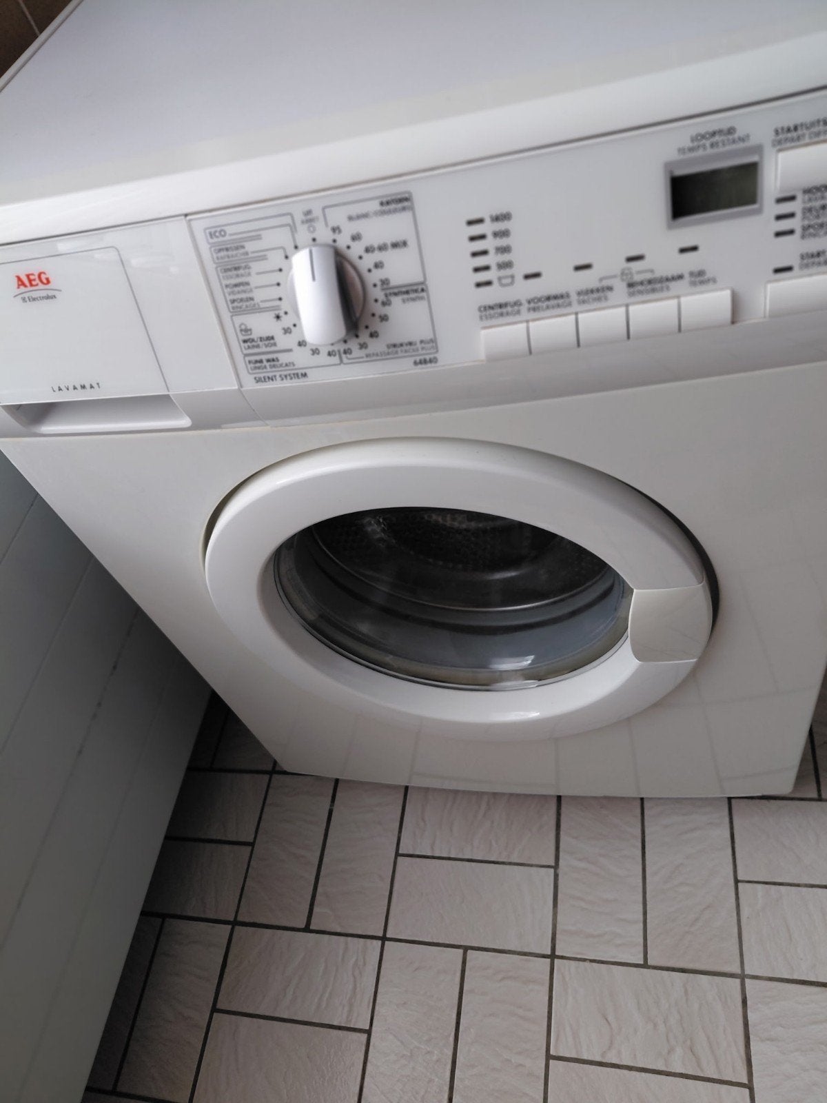WASMACHINE AEG, Enlèvement