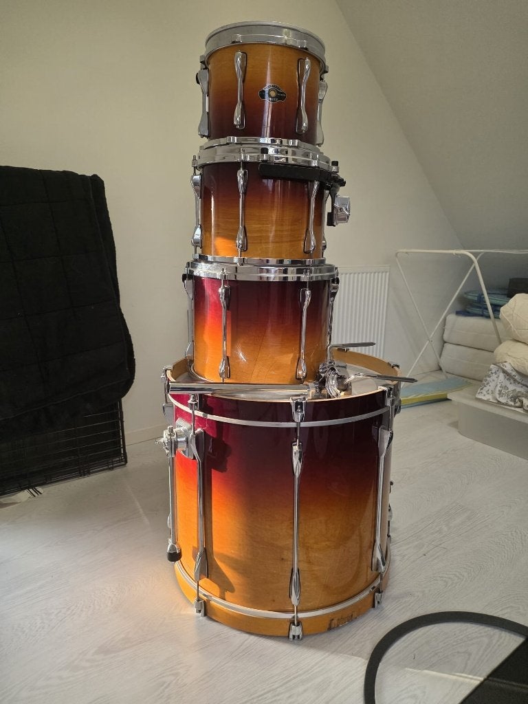 Tama superstar Custom Sunburst, Muziek en Instrumenten, Drumstellen en Slagwerk, Ophalen, Gebruikt, Tama