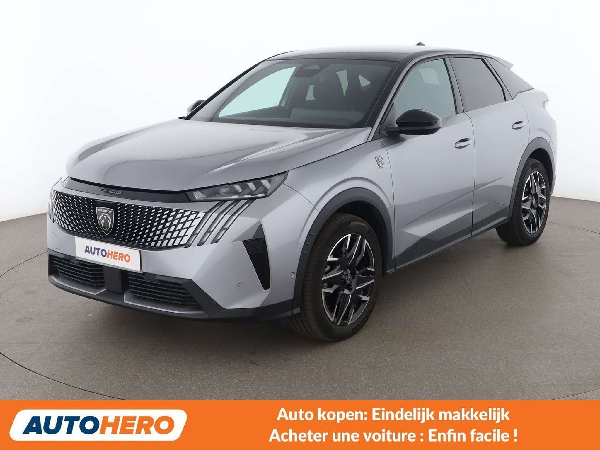 Peugeot 3008 1.2 Mild-Hybrid 136 GT (bj 2025, automaat), Gebruikt, Zwart, 1199 cc, 124 g/km