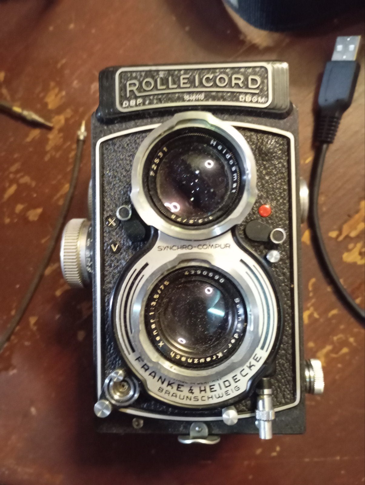 Rollei Rolleicord V (1956) TLR Set, Enlèvement