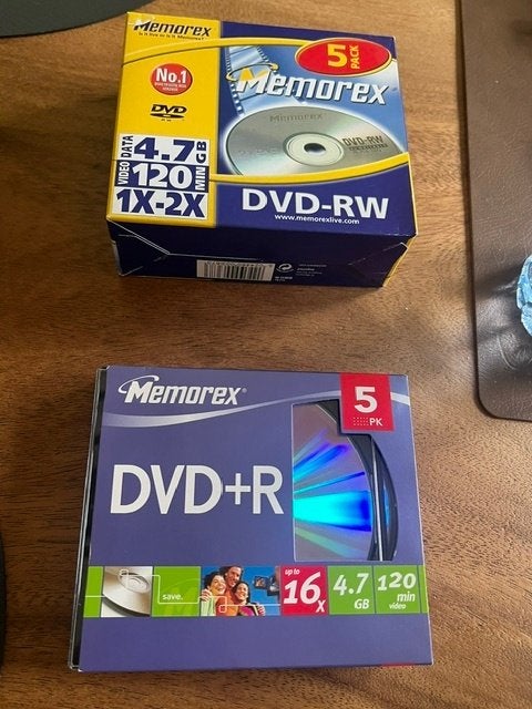 DVD-RW en DVD+R, Ophalen, Nieuw, Dvd