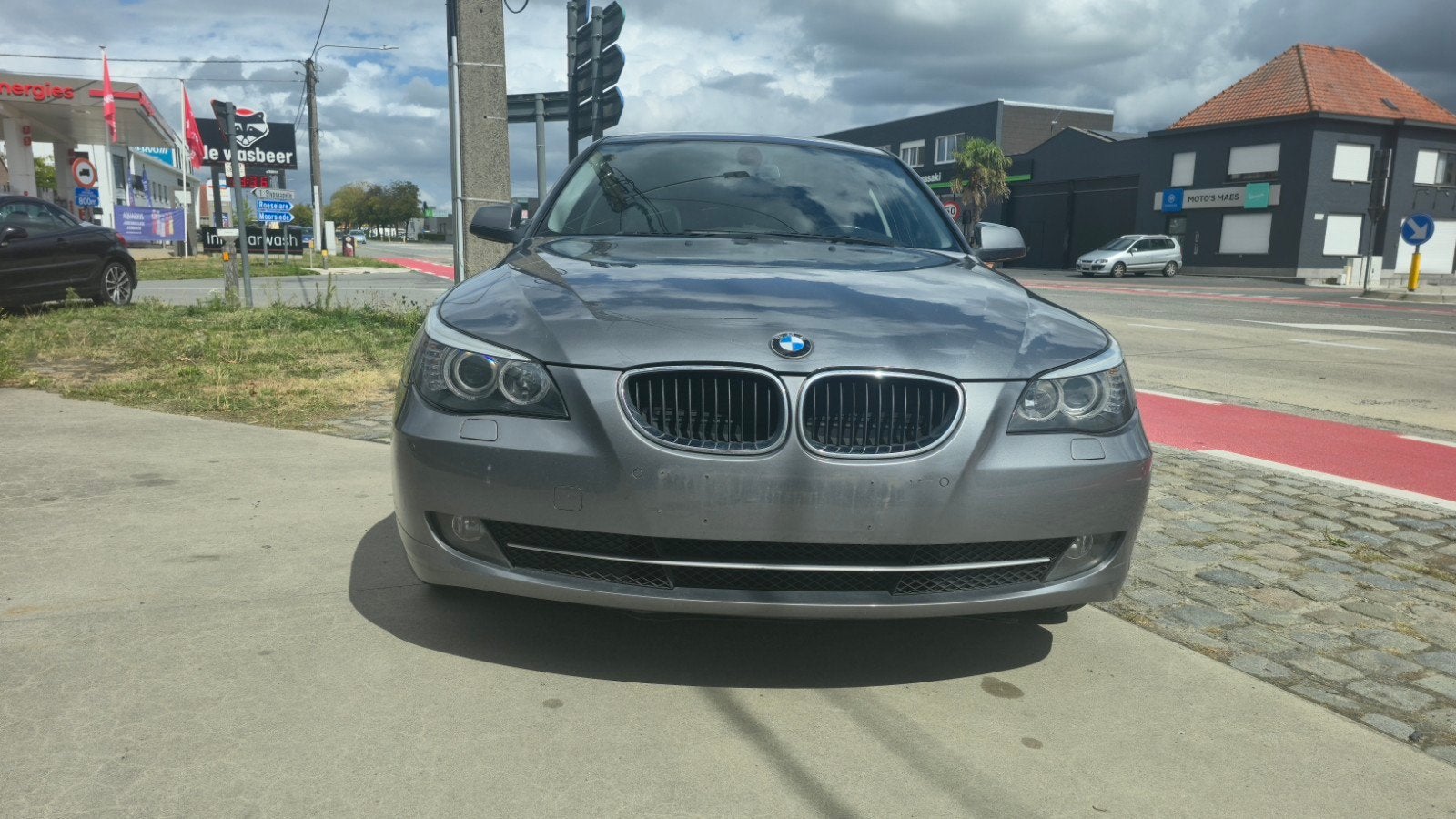 bmw 520d face lift eind 2009 met 188.000km veel opties, Cuir, Noir, Capteur de lumière, Particulier