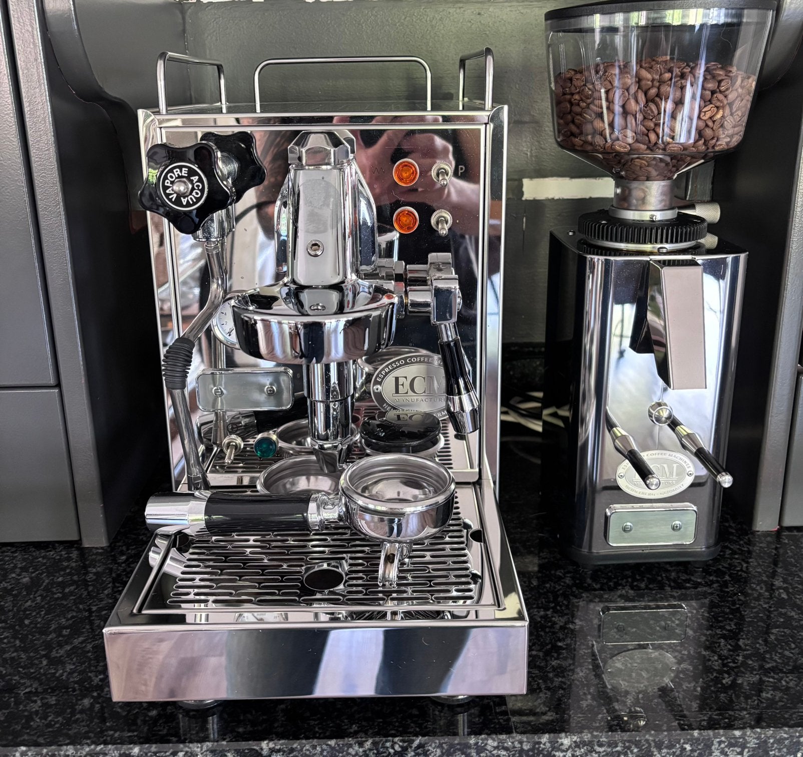 ECM Classika II PID + S-Automatik 64, Enlèvement, Comme neuf, Autres marques, Grains de café