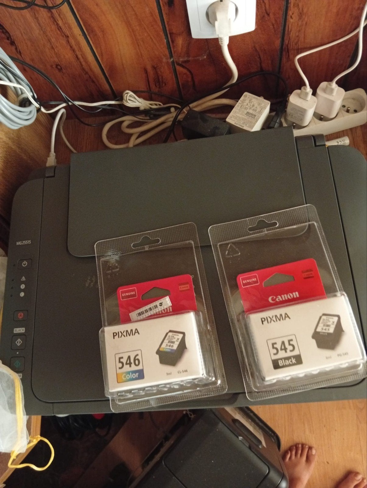Canon PIXMA Printer + Nieuwe Inktset (545/546), Computers en Software, Printers, Ophalen, Kleur printen, Canon, Printer