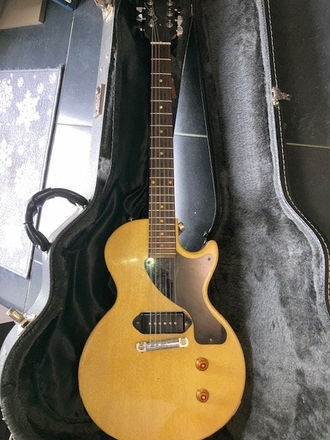 Gibson 57 LP Junior Yellow TV Customshop, Ophalen, Gebruikt, Solid body, Gibson