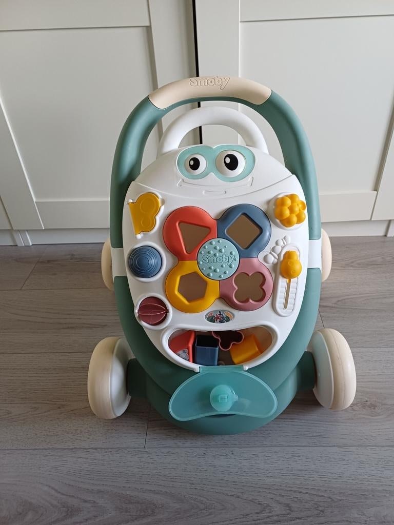 Little Smoby 3-in-1 activiteitenloper, Ophalen, Zo goed als nieuw, 6 maanden tot 2 jaar
