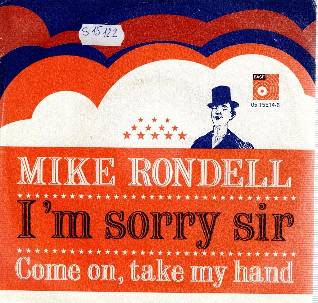 Vinyl, 7"  /  Mike Rondell – I'm Sorry Sir, Enlèvement ou Envoi, 7 inch, Autres types