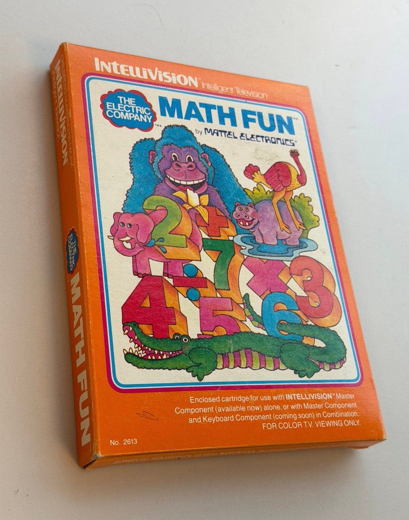 Electric Company Intellivision Math Fun game CIB Mattel 1979, Games en Spelcomputers, 1 speler, Ophalen of Verzenden, Zo goed als nieuw