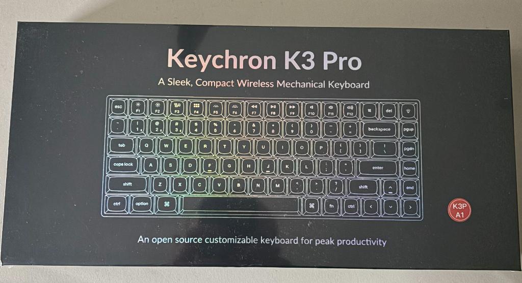 Keychron K3 Pro QMK/VIA Wireless, Computers en Software, Ophalen, Keychron, Nieuw, Draadloos