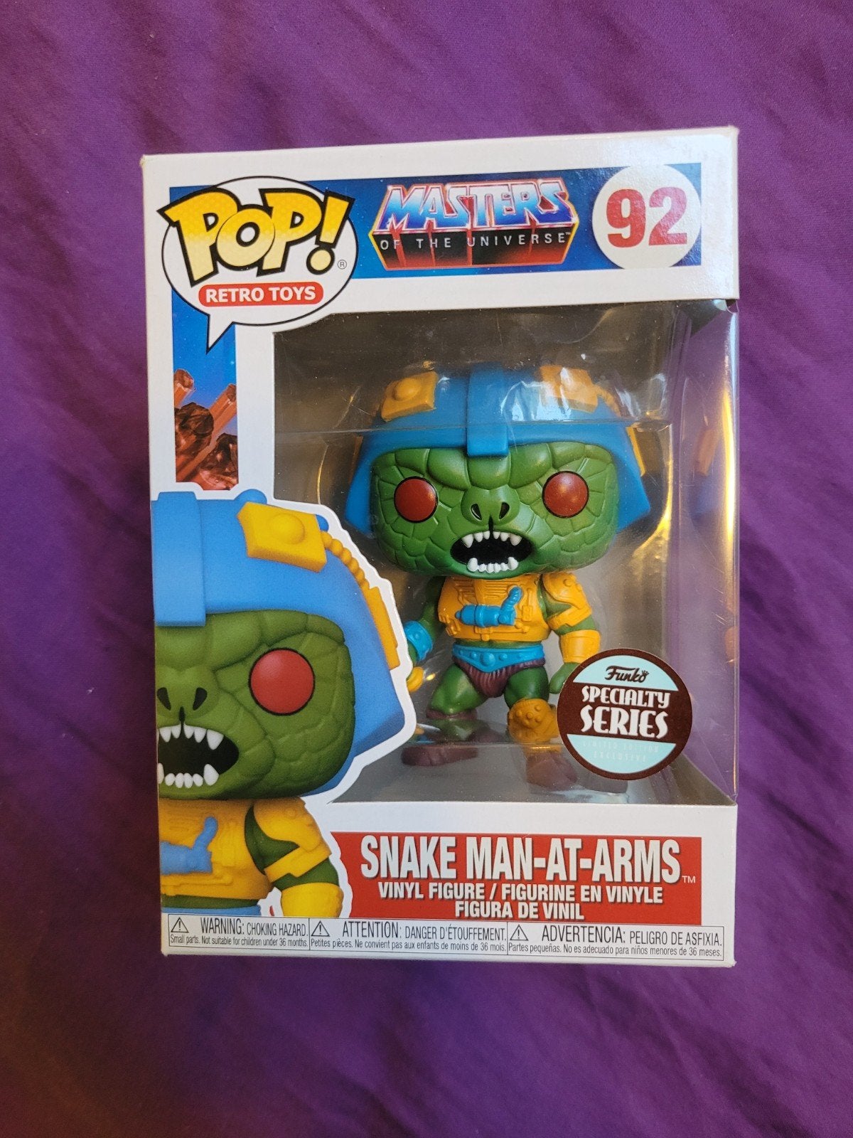 Funko Pop ! Les Maîtres de l'univers - Snake Man-At-Arms #92, Enlèvement ou Envoi, Neuf