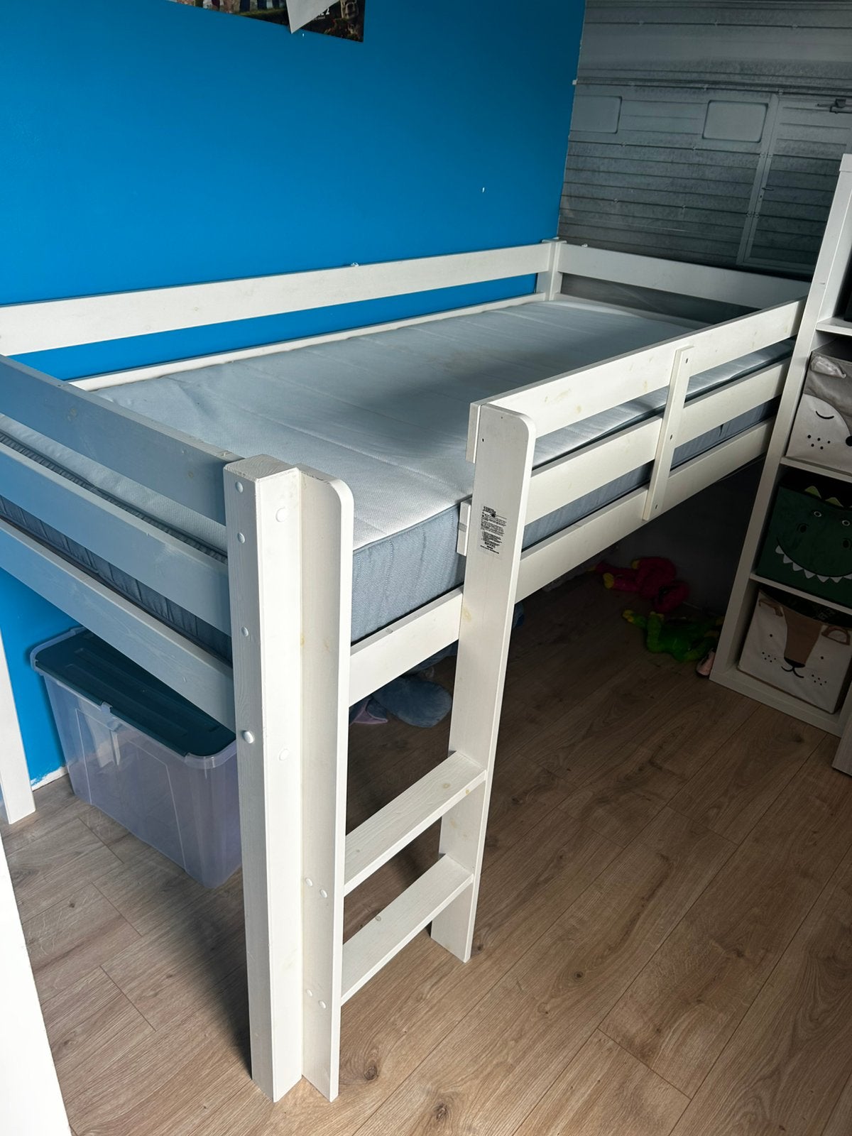 Half hoofslaper, Lit mi-hauteur mezzanine, Enlèvement, 120 cm, Moins de 160 cm