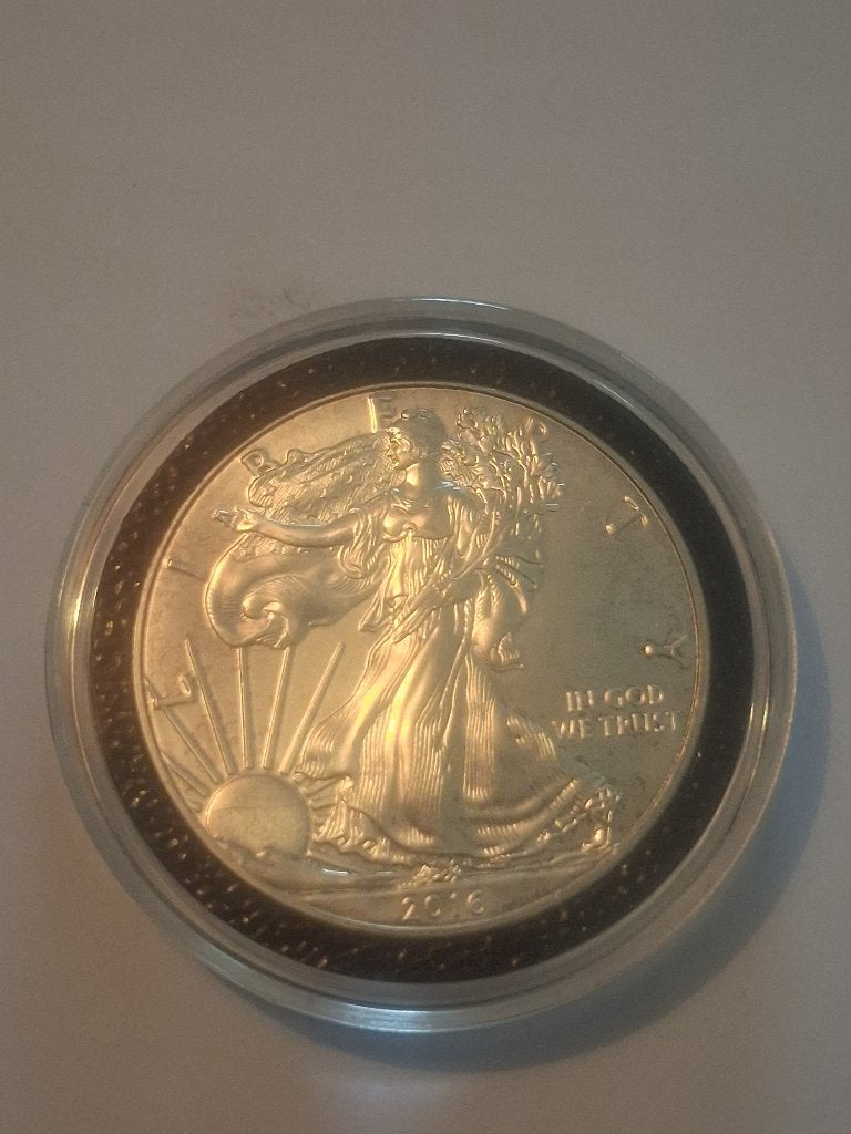 1 oz Zilveren american eagle 2016, Postzegels en Munten, Verzenden, Noord-Amerika, Losse munt, Zilver