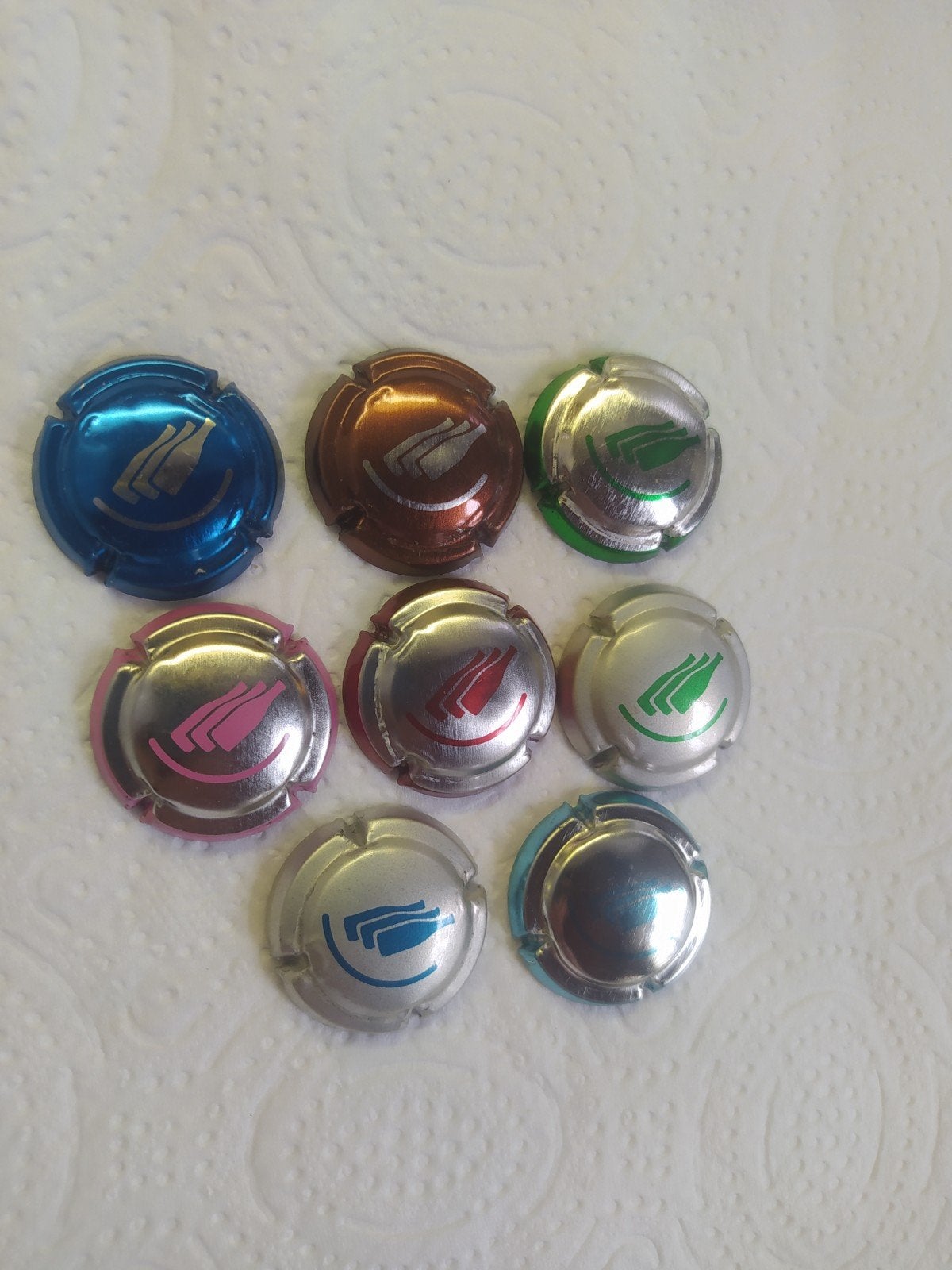 Collectie van 8 capsules Spaanse Pupitre, Enlèvement ou Envoi