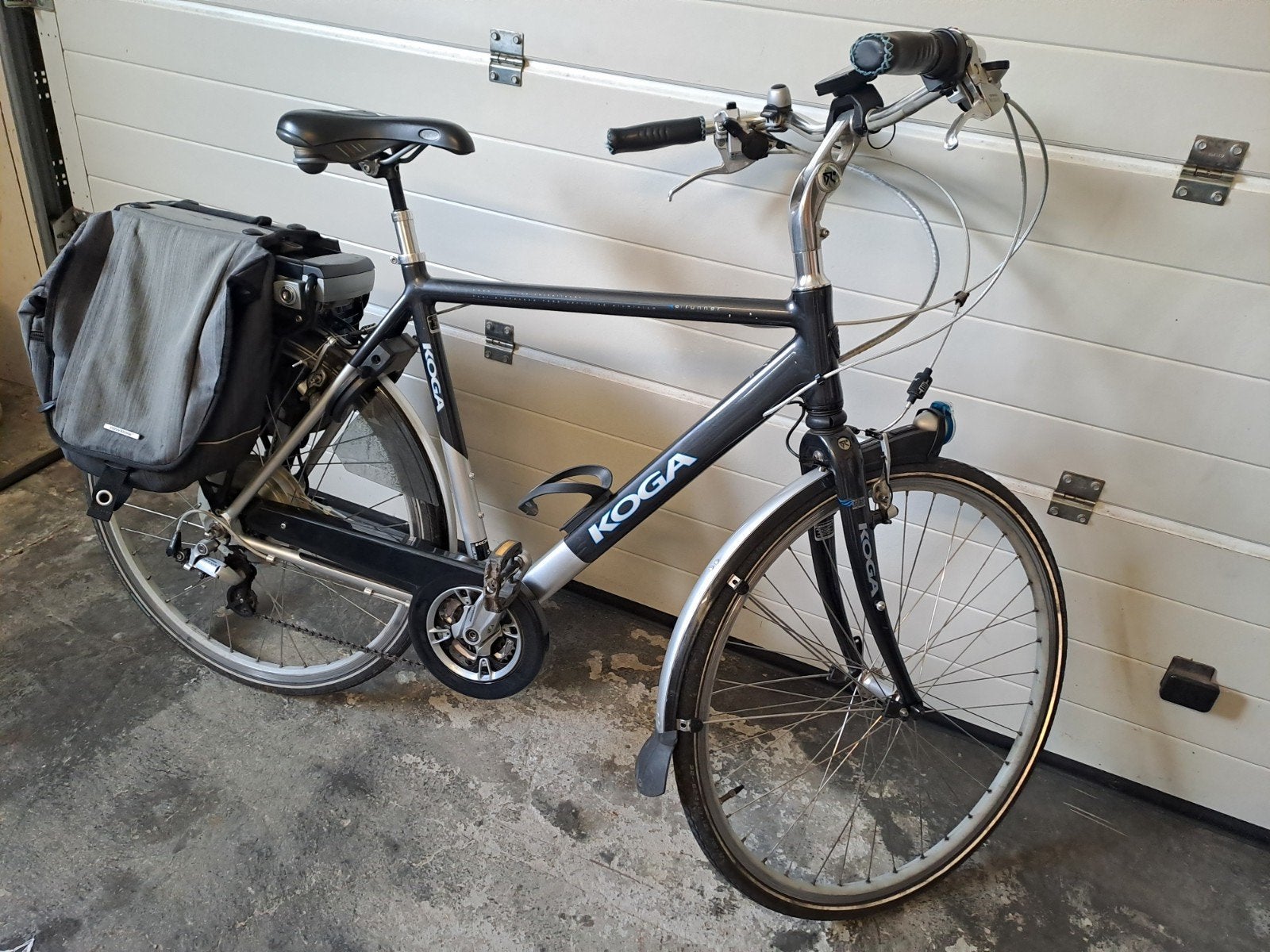 Elektrische fiets koga, Gebruikt, Velgrem, Versnellingen, 57 tot 61 cm