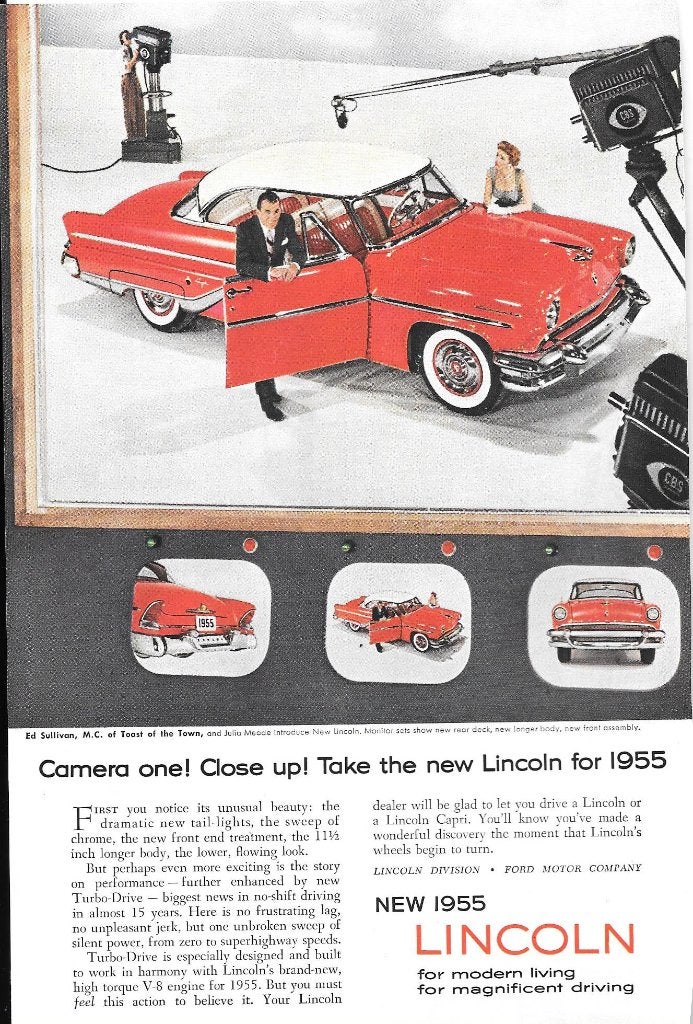 LINCOLN 1954/55, Enlèvement ou Envoi, Utilisé, Autres marques