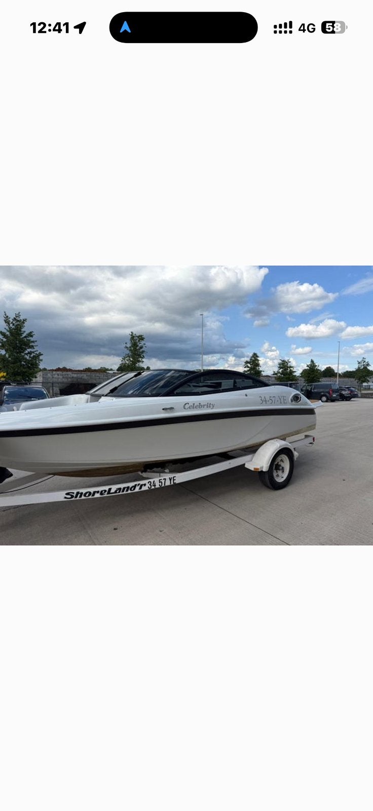 Celebrity 190 Speedboot met Mercury 4.3L V6 motor, Sports nautiques & Bateaux, Speedboat, Enlèvement, Comme neuf, Moteur in-bord