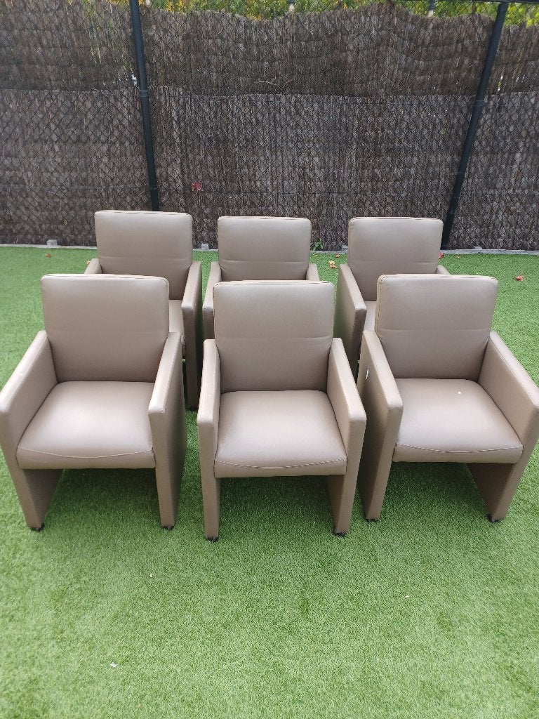Eetkamer stoelen, Maison & Meubles, Autres couleurs, Enlèvement, Cuir, Hedendaags