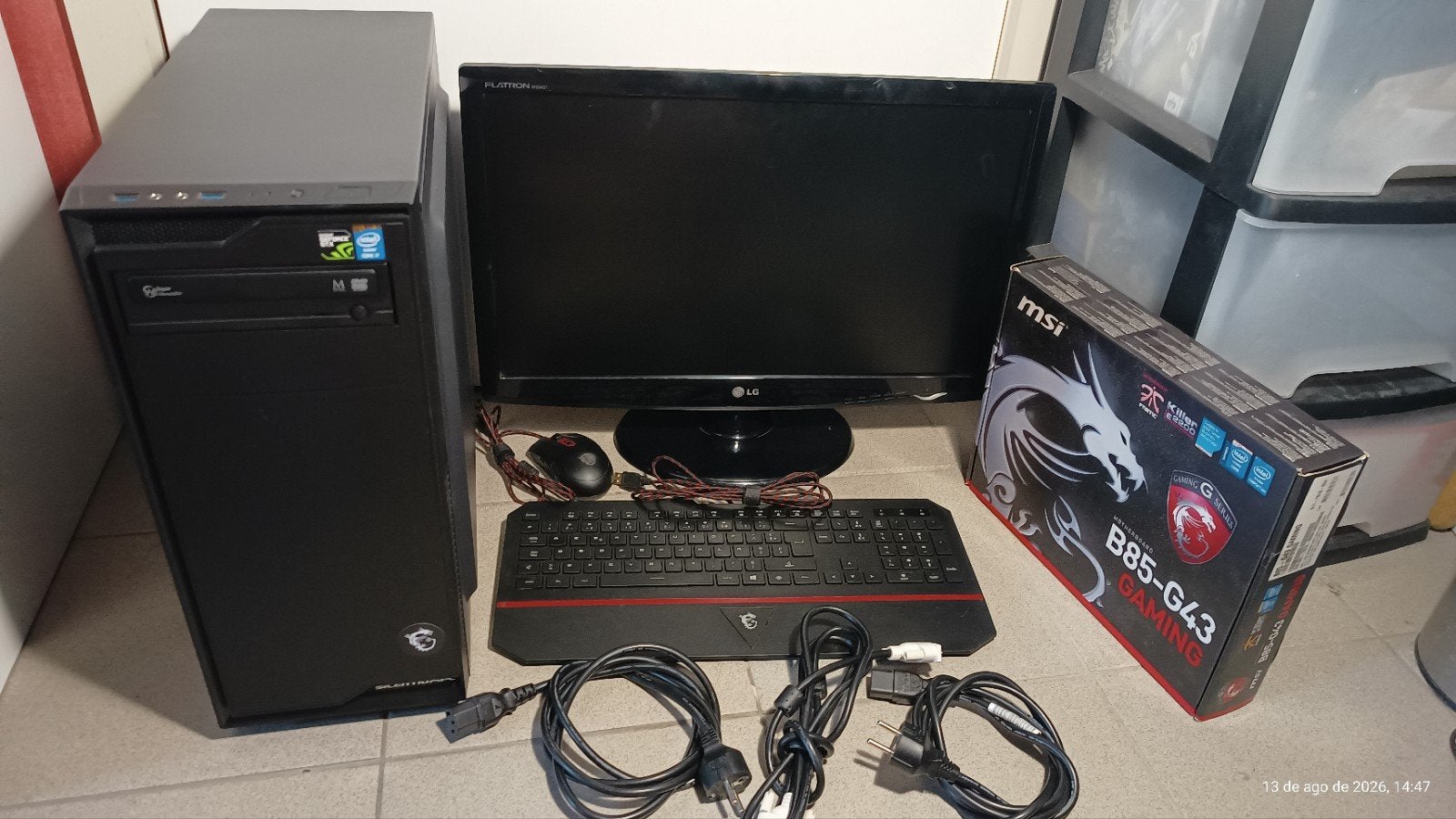 Msi Gaming B85-G43 Desktop Pc, Ophalen, MSI, Intel, Nvidia, 1.35tb, Refurbished