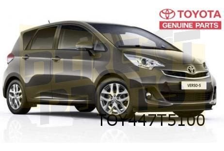 Toyota Verso S (5/14-) voorbumper (te spuiten) Origineel! 52, -, -, Nieuw, Toyota