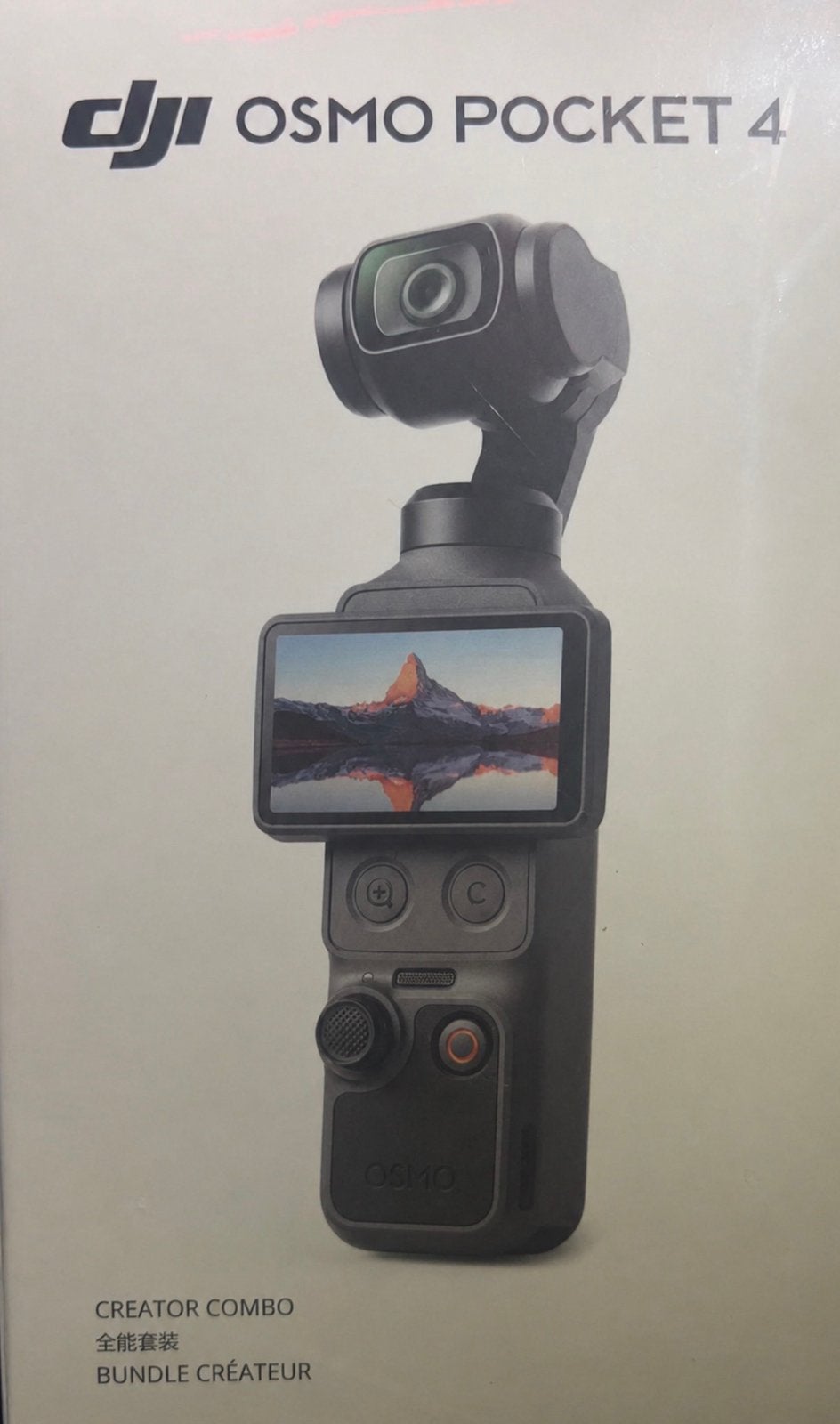 de DJI Osmo Pocket 4, TV, Hi-fi & Vidéo, Caméras action, Enlèvement ou Envoi, Comme neuf