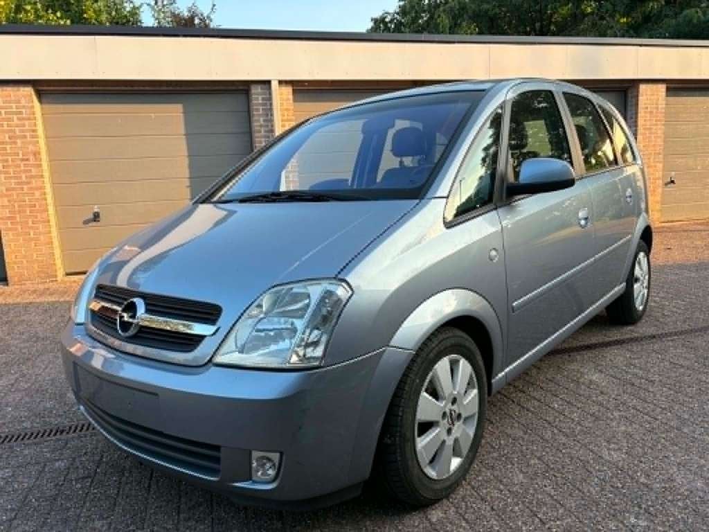 Opel Meriva cosmo Autmaat 1.6 benzine, Auto's, Zwart, 4 cilinders, Leder, 5 zetels