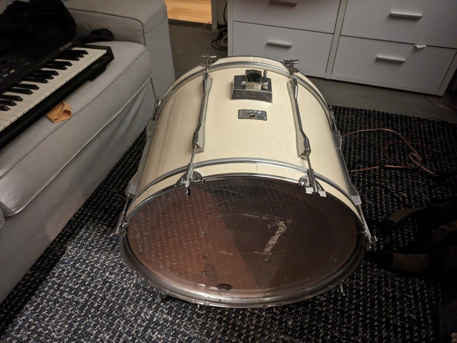 Adams kick drum, bass drum, adams 4000, Muziek en Instrumenten, Drumstellen en Slagwerk, Ophalen