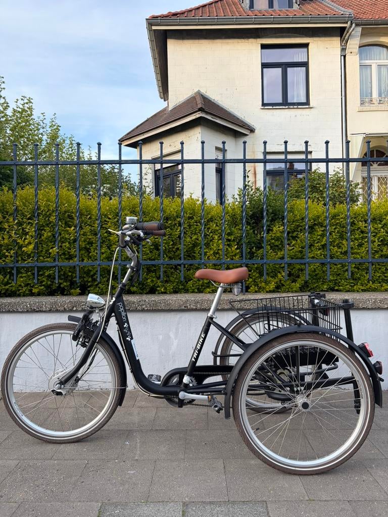 Tri-Bike elektrische driewieler ondersteuning, nieuwstaat, Ophalen of Verzenden, Zo goed als nieuw