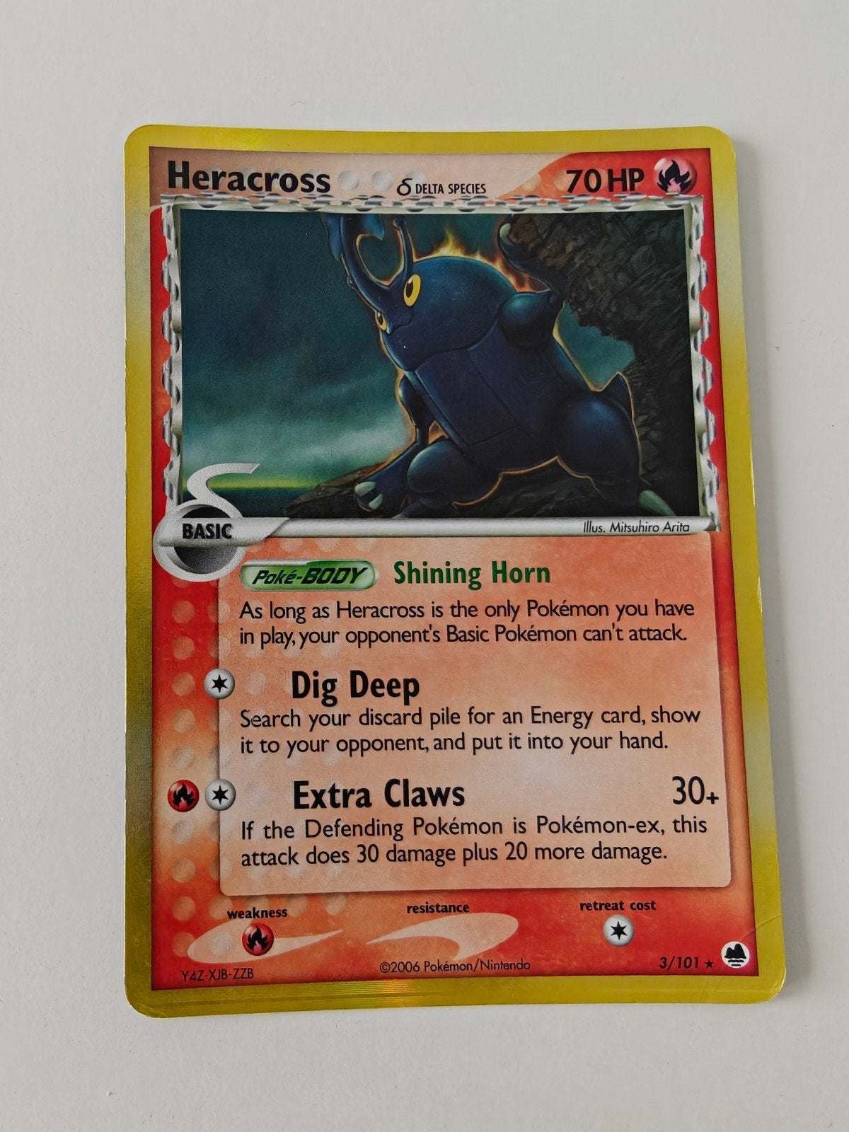 Heracross Dragon Frontiers (reverse holo), Ophalen