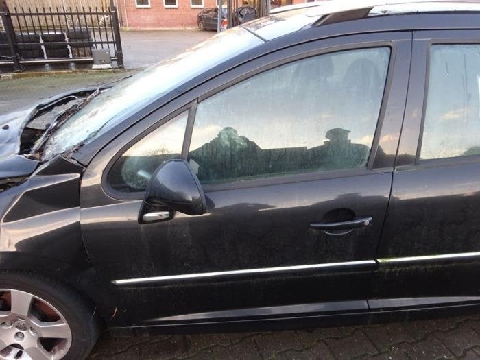 Portière 4portes avant gauche d'un Peugeot 207 (EXL), -, 3 mois de garantie, Utilisé, Porte