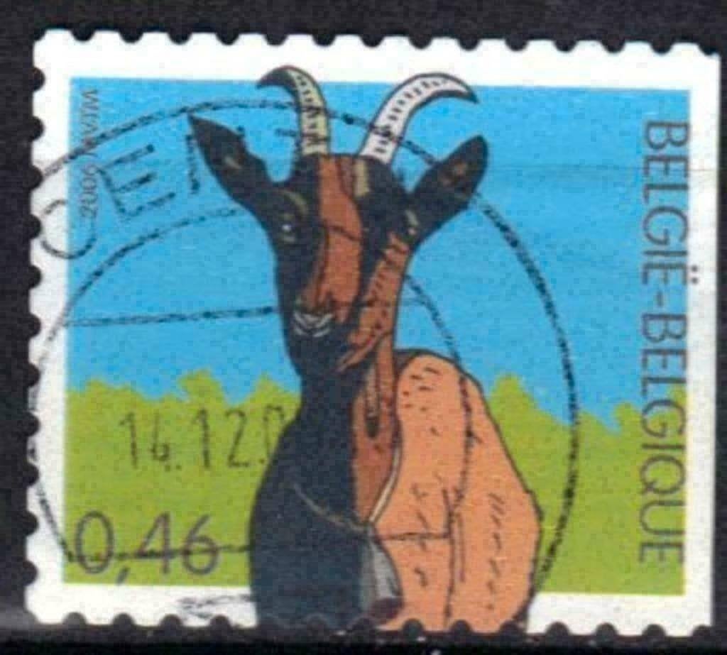 Belgique 2006 - Yvert 3471 /OBP 3486 - Ferme - Chèvre (ST), Envoi, Affranchi, Oblitéré