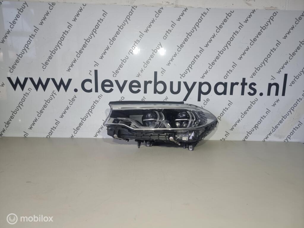 Koplamp origineel led links BMW 5-serie G30 17-20 8499121-01, Gebruikt, Ophalen of Verzenden, BMW, BMW