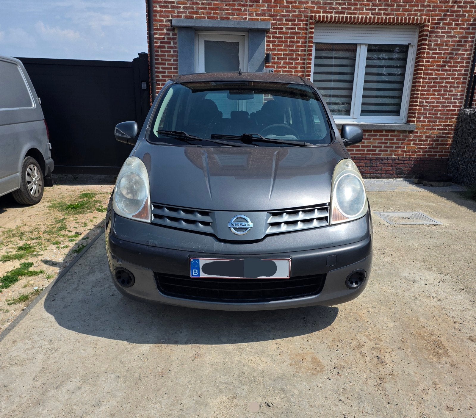 Nissan Note 1.4i Climatiseur, Autos, Nissan, Argent ou Gris, Achat, 65 kW, Boîte manuelle