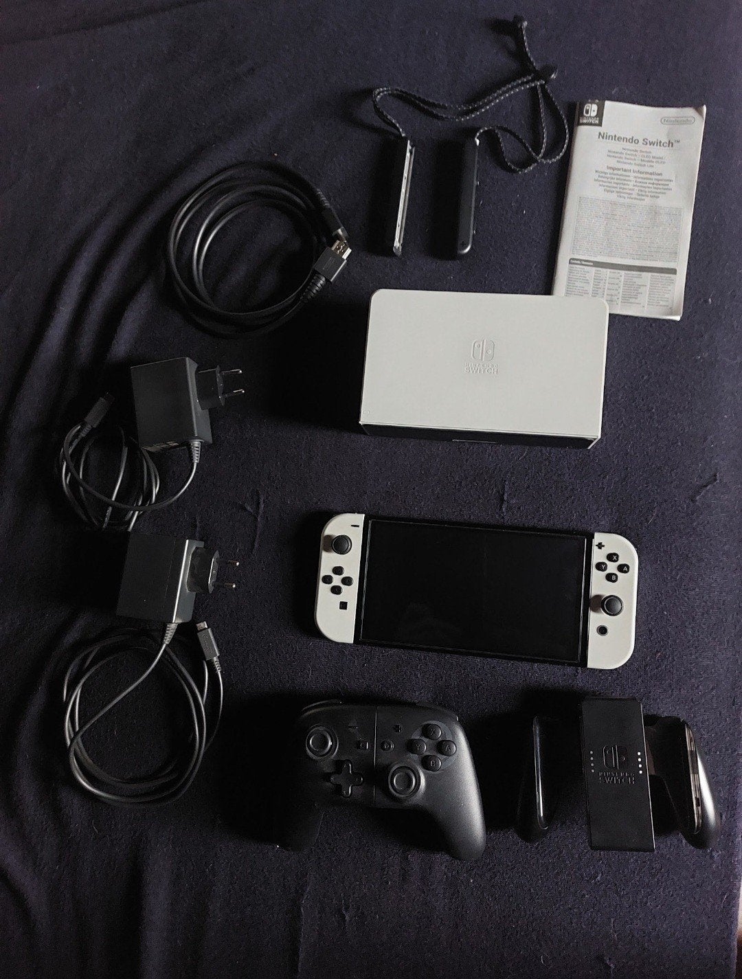 Nintendo switch oled, Ophalen of Verzenden, Zo goed als nieuw, Met 1 controller, Switch OLED