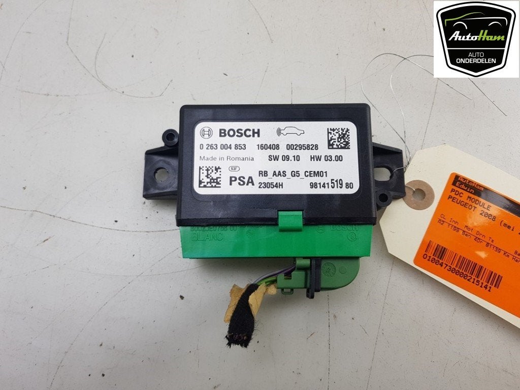 COMPUTER PDC Peugeot 2008 (CU) (01-2013/12-2019), Kontakt-peugeot@peugeot.com, Gebruikt, Peugeot Deutschland GmbH, Bahnhofsplatz
65423  Rüsselsheim, DE