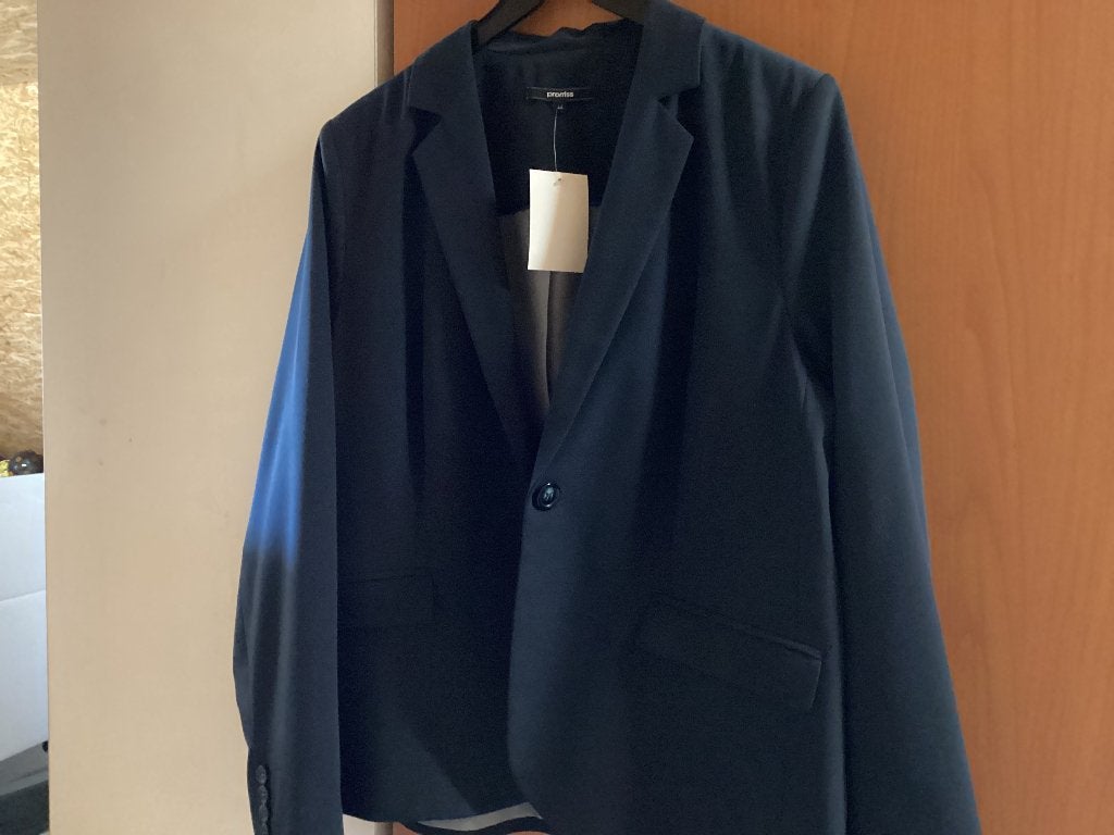 Nieuw jasje L/xl  ( najaar ) met label, Kleding | Dames, Jasjes, Kostuums en Pakken, Blauw, Maat 42/44 (L), Nieuw, Ophalen of Verzenden