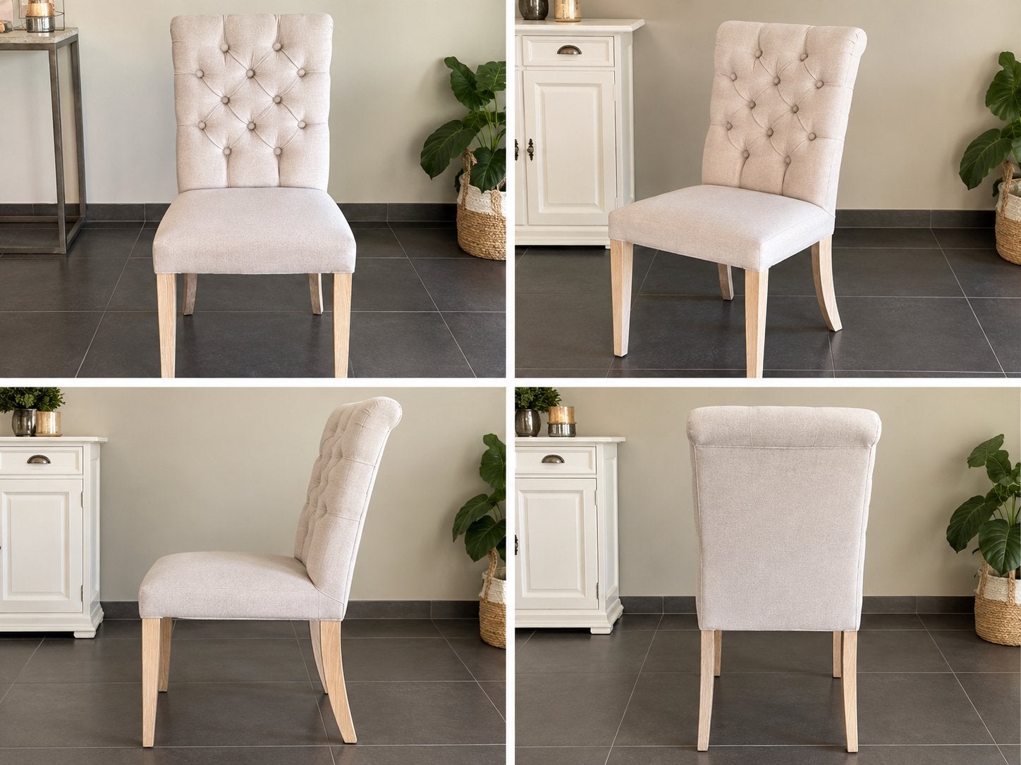 chaises de salle à manger, Maison & Meubles, Enlèvement, Comme neuf, Tissus