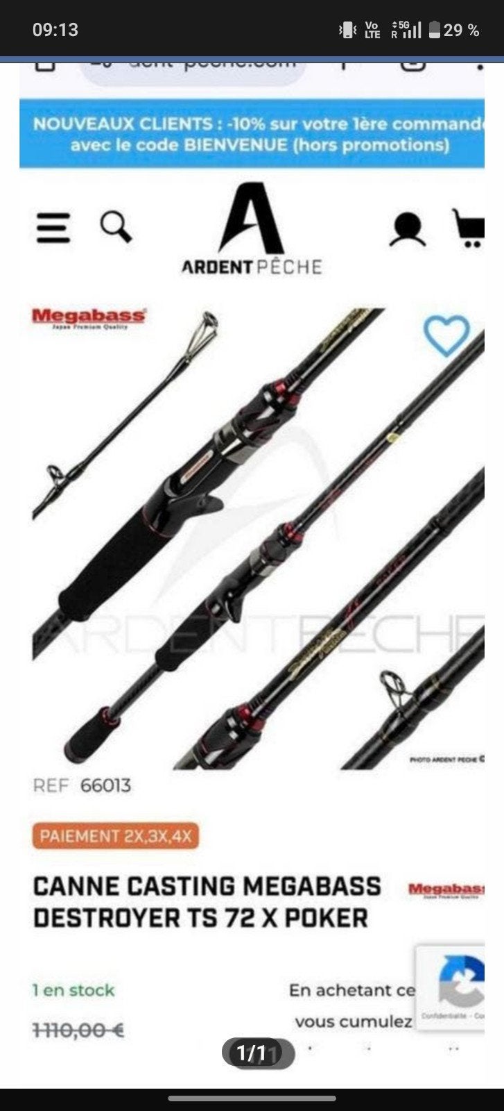 Canne casting megabass destroyer