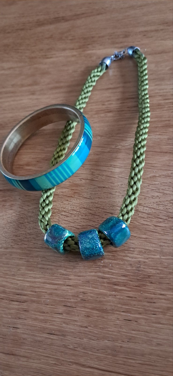 Halsketting met bijpassende armband, Ophalen of Verzenden