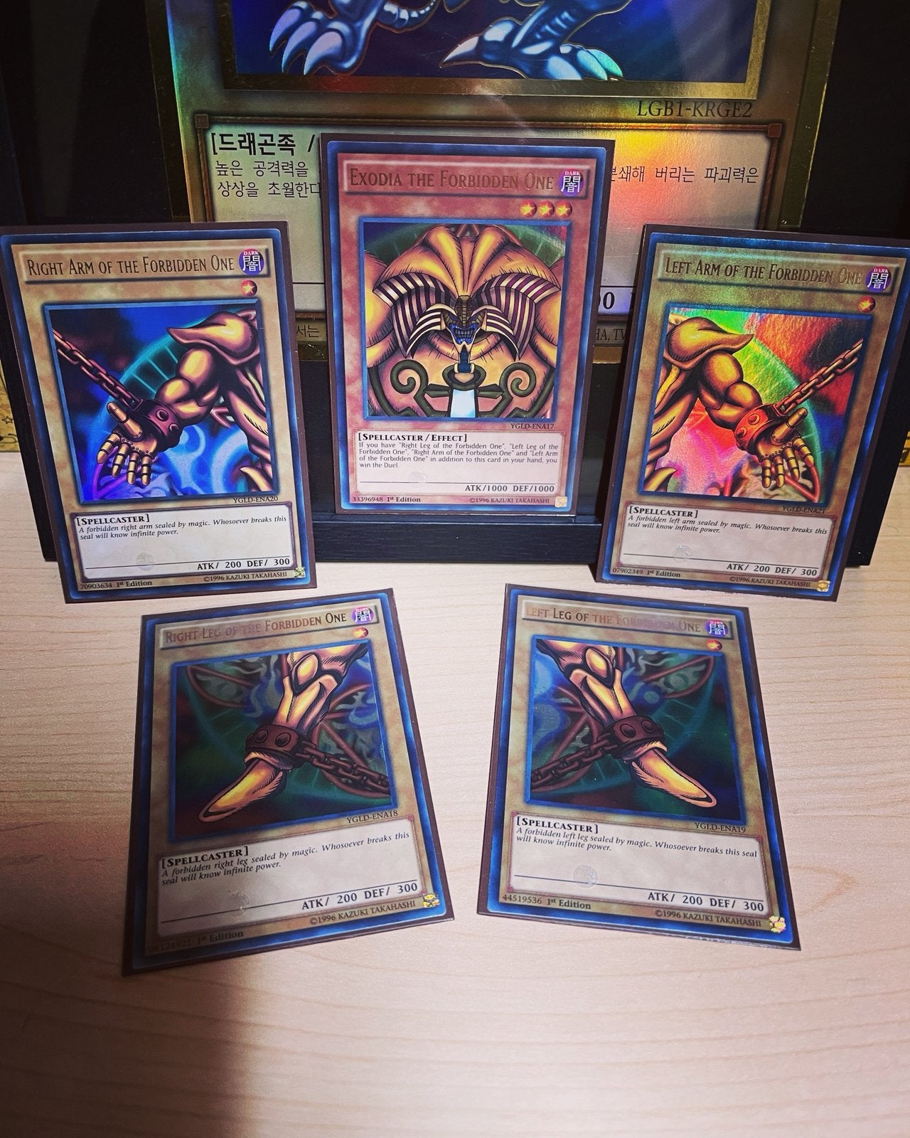 1st Edition Exodia - Yu-Gi-Oh!, Ophalen of Verzenden, Zo goed als nieuw