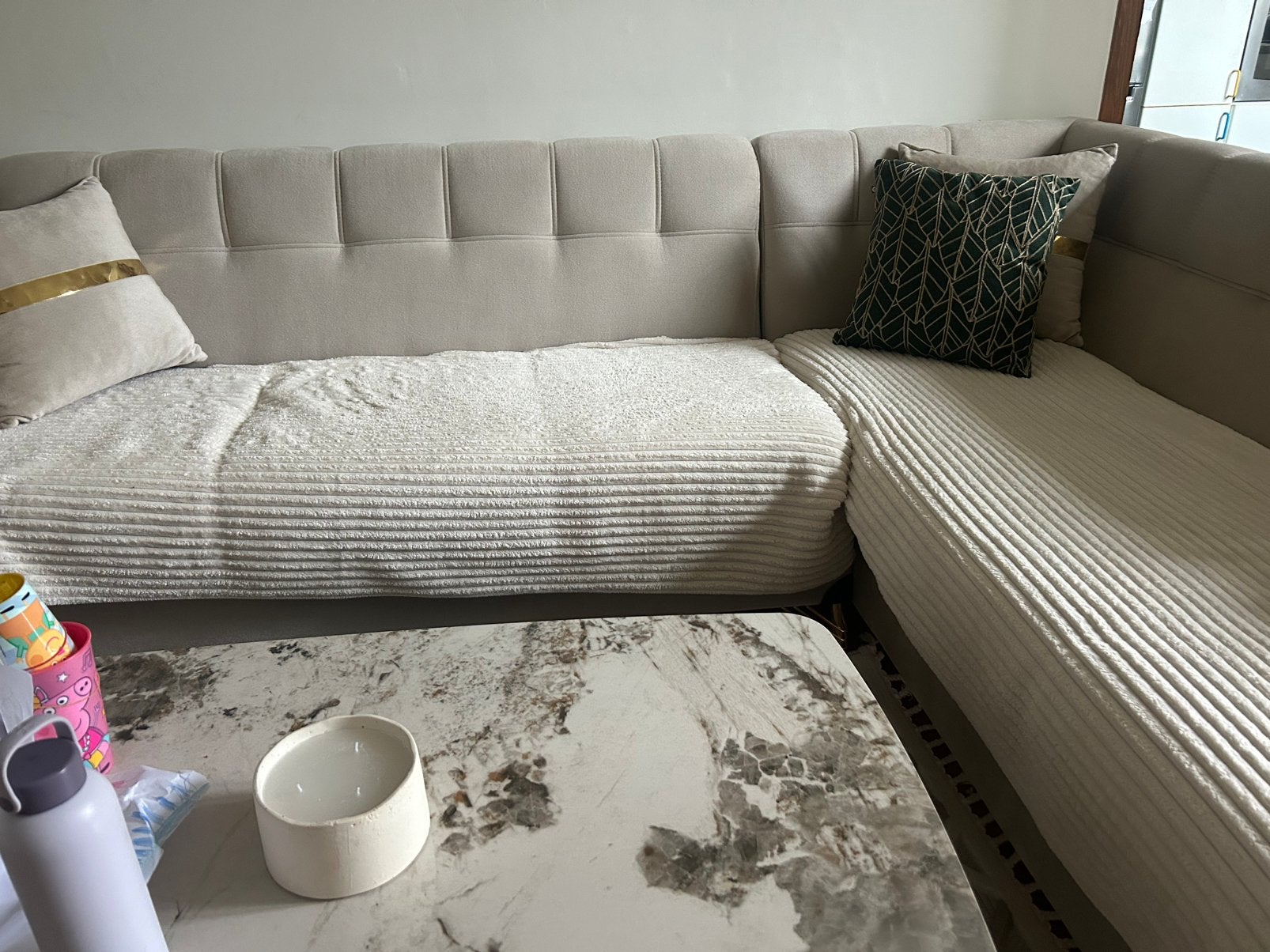Fauteuil beige a discuter, Ophalen of Verzenden, Zo goed als nieuw