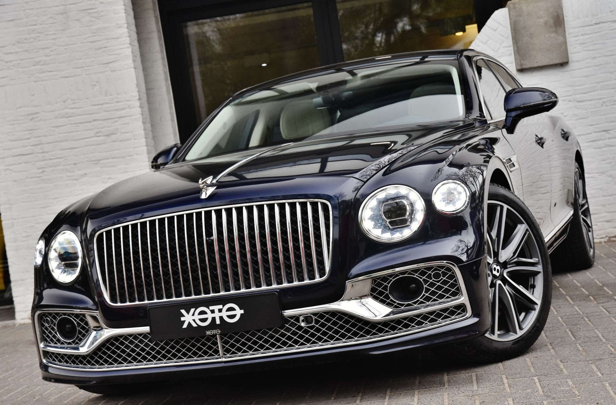 Bentley Flying Spur 2.9I PHEV HYBRID AZURE * 1HD / NP: € 2, Autos, Bentley, Cuir, Achat, Entreprise, 6 cylindres