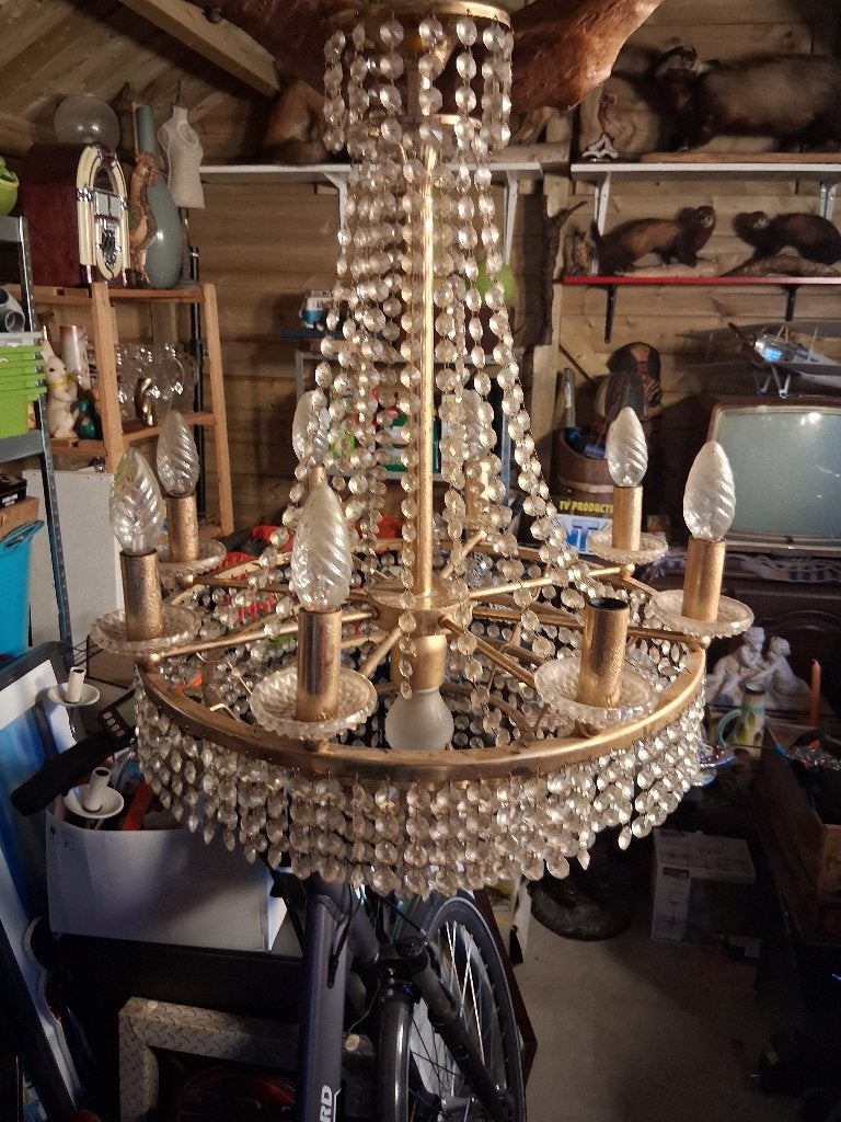 Mooie.lamp, Antiek, Autres culots, Verre, Comme neuf