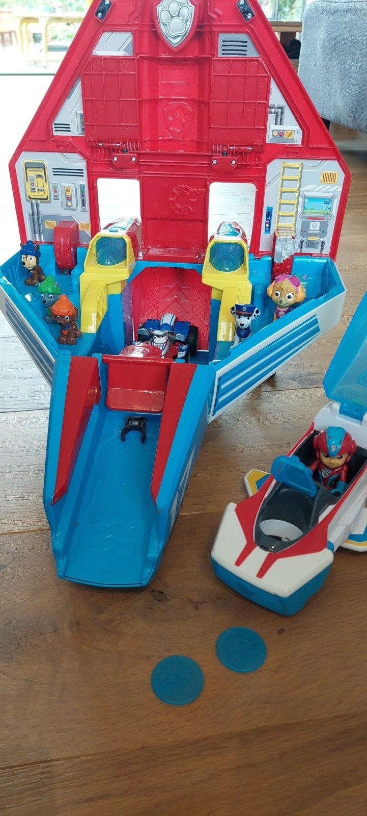 Paw Patrol vliegtuig met 6 extra figuren, Kinderen en Baby's, Ophalen