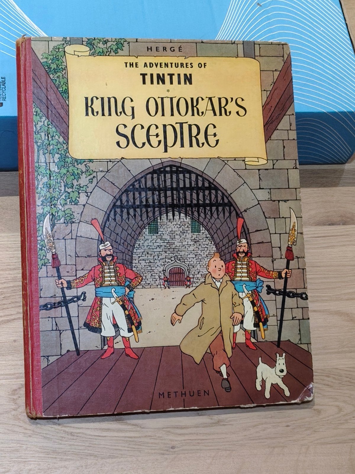 Kuifje Tintin King Ottokar's Scepter HC 1958 Engels, Enlèvement ou Envoi, Une BD, Utilisé, Hergé