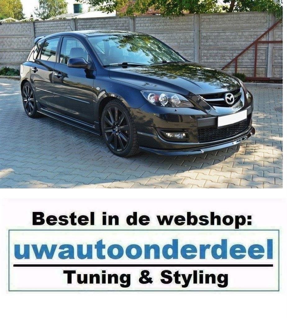 Maxton Design Spoiler Lip Splitter Voor Mazda 3 MPS MK1, Envoi