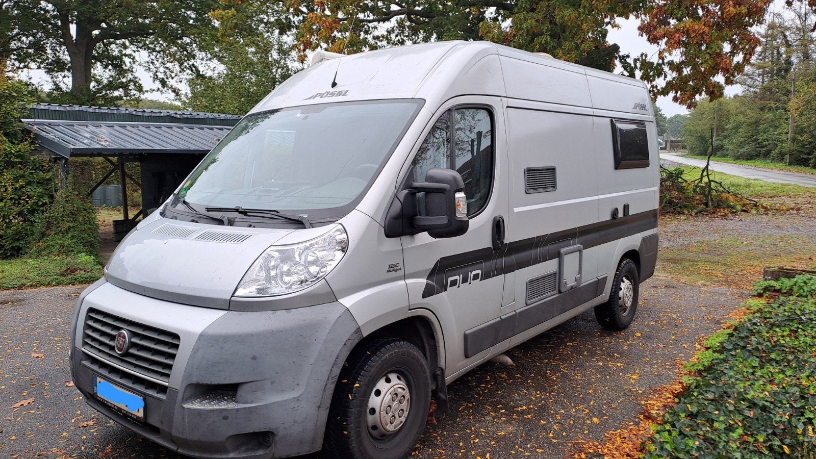PÖSSL DUO 2008 5,45 meter compact, Buscamper of Camperbus, Verwarmde buitenspiegels, Fiat, Pössl